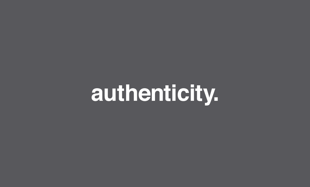 Authenticity. Best Design, Branding and Marketing Book Ever
