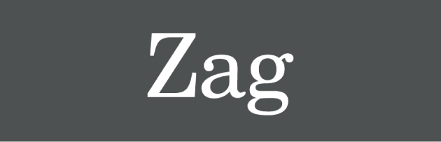 I Saw Someone Zag Today by Ottawa Graphic Designer idApostle