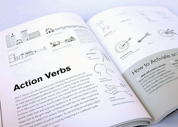 Graphic Design Thinking Action Verbs