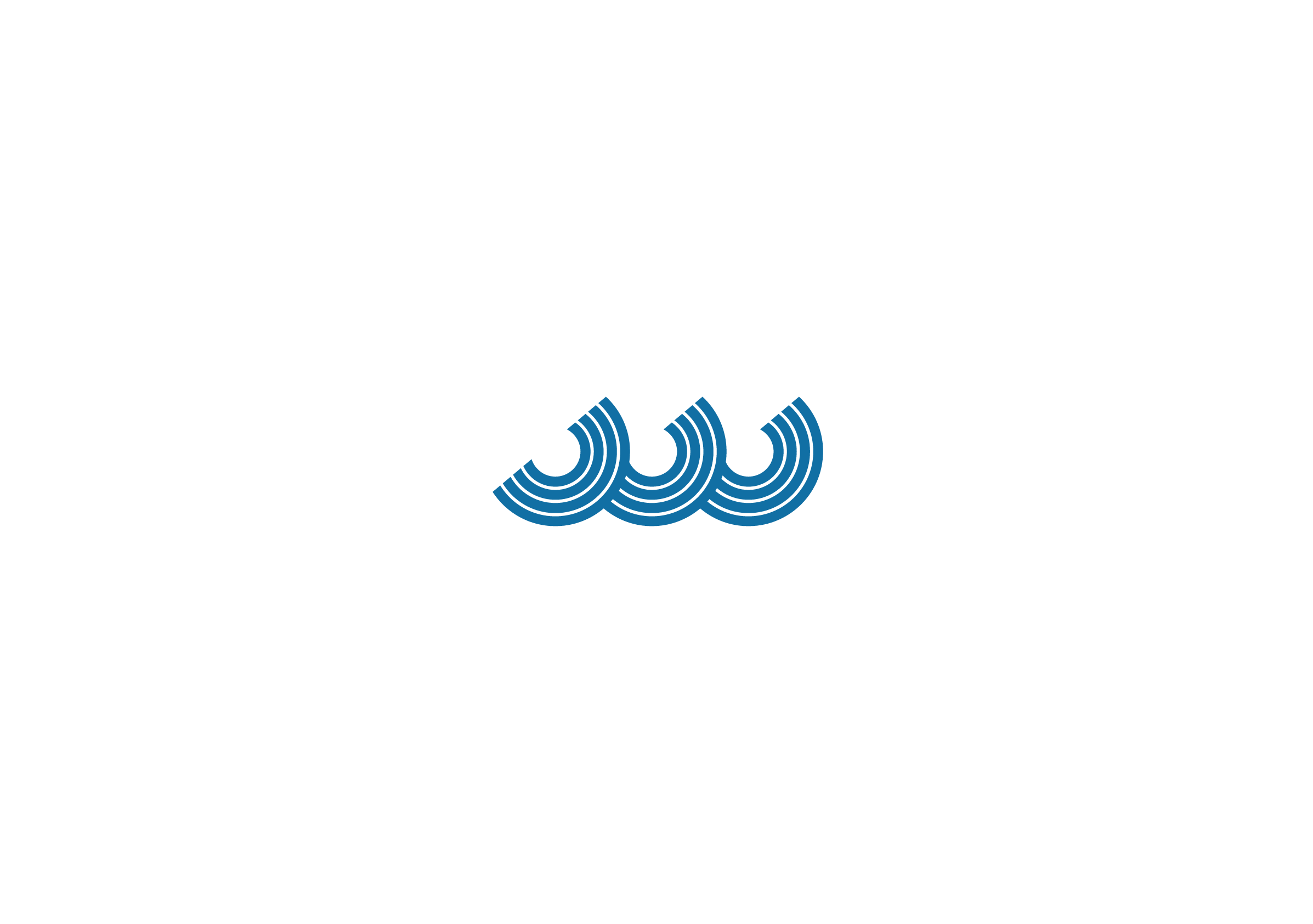 Logo for Blue Water, a paper pulp mill, by Ottawa Graphic Design Studio idApostle