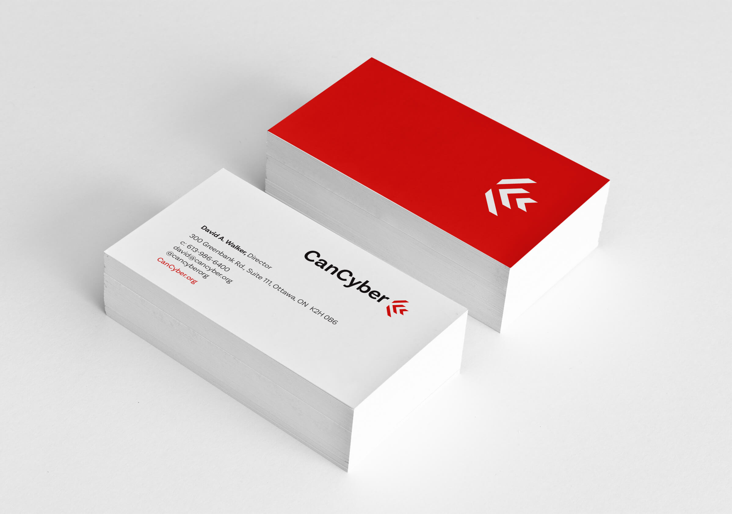 Business Cards for CanCyber, a cyber threat intelligence company by Graphic Design Studio idApostle
