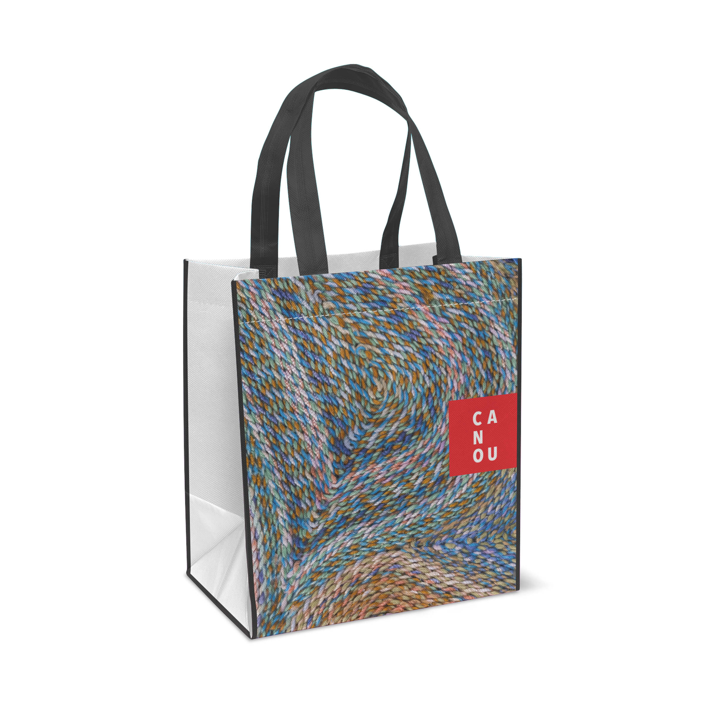 Shopping Bag for Canou, a Québec product manufacturer, by Ottawa Graphic Design Studio idApostle