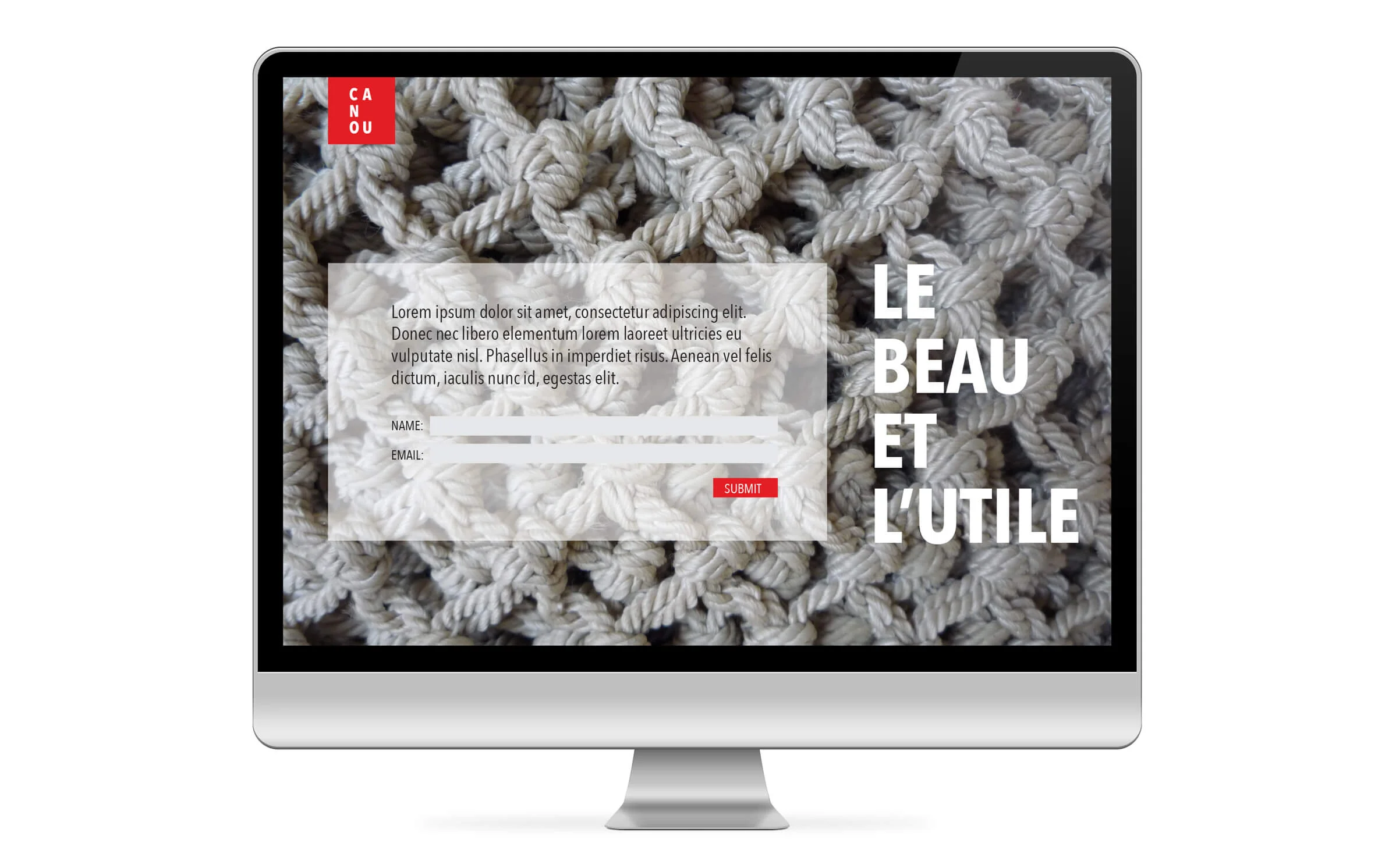 Website for Canou, a Québec product manufacturer, by Ottawa Graphic Design Studio idApostle