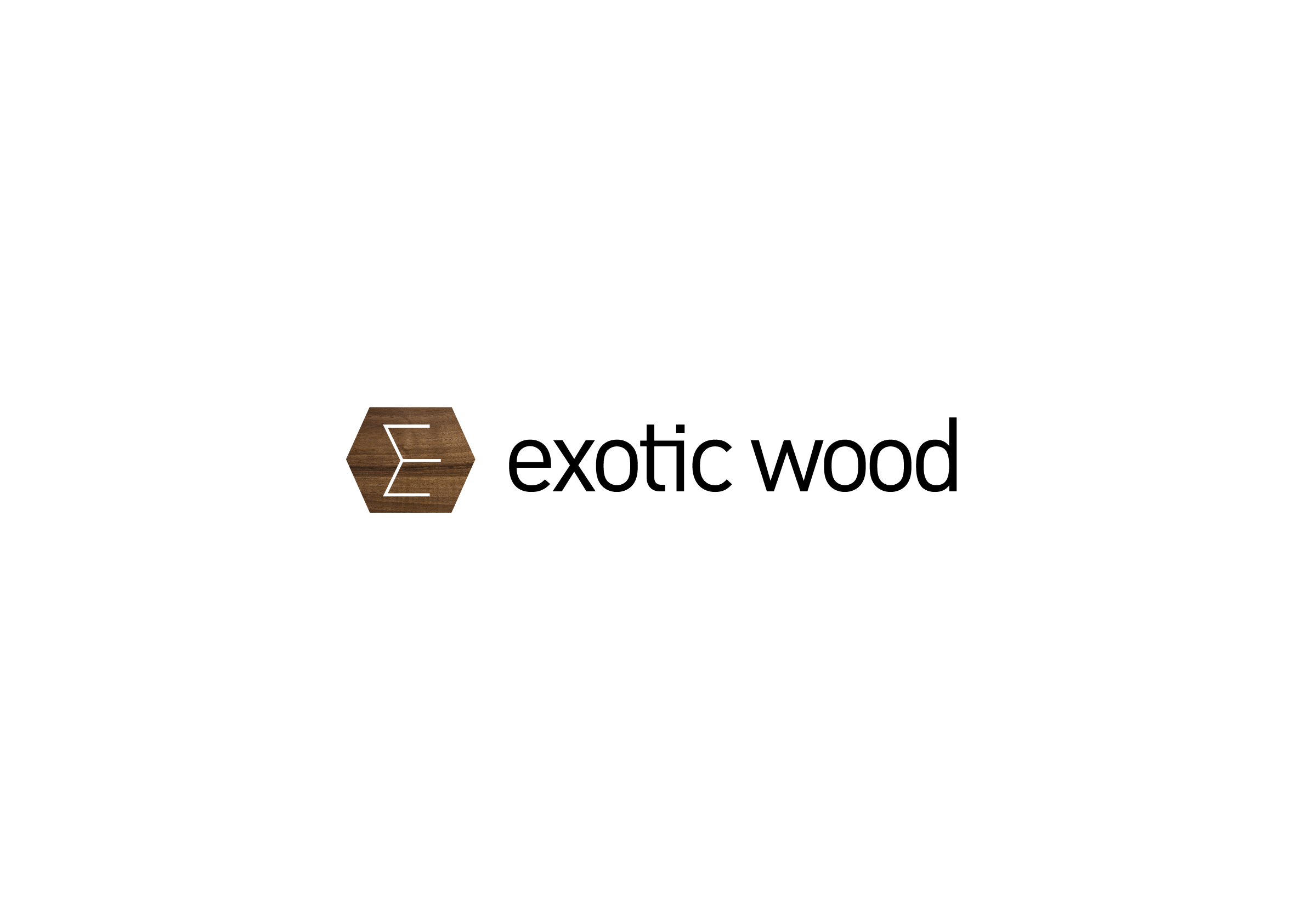 Logo for Exotic Wood, an Ottawa furniture manufacturer, by Graphic Design Studio idApostle