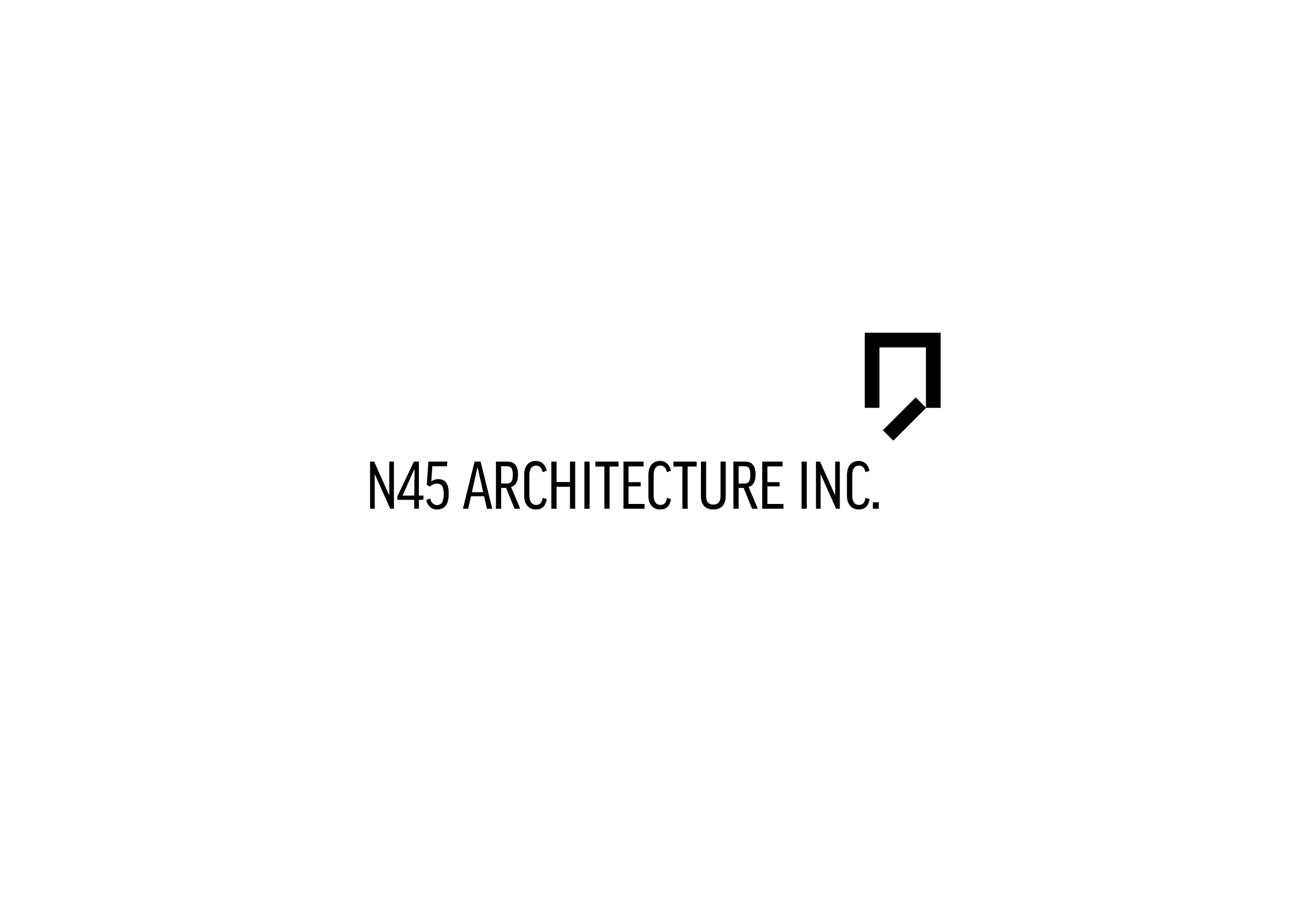 Logo Black for N45 Architecture Inc., architects by Graphic Designer idApostle