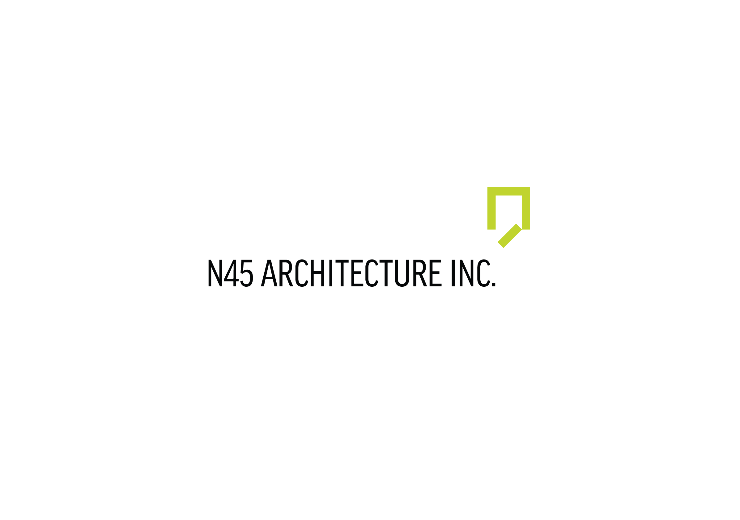 Logo for N45 Architecture Inc., architects by Graphic Designer idApostle