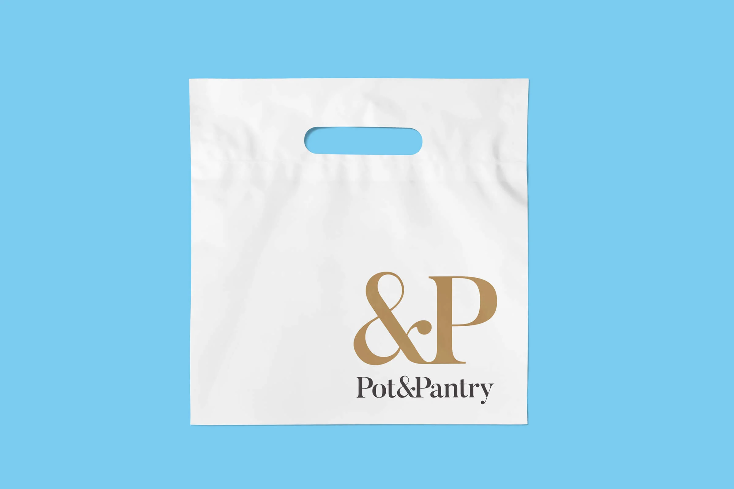 Shopping Bag for Pot & Pantry, an Ottawa kitchenware store by Graphic Design Studio idApostle