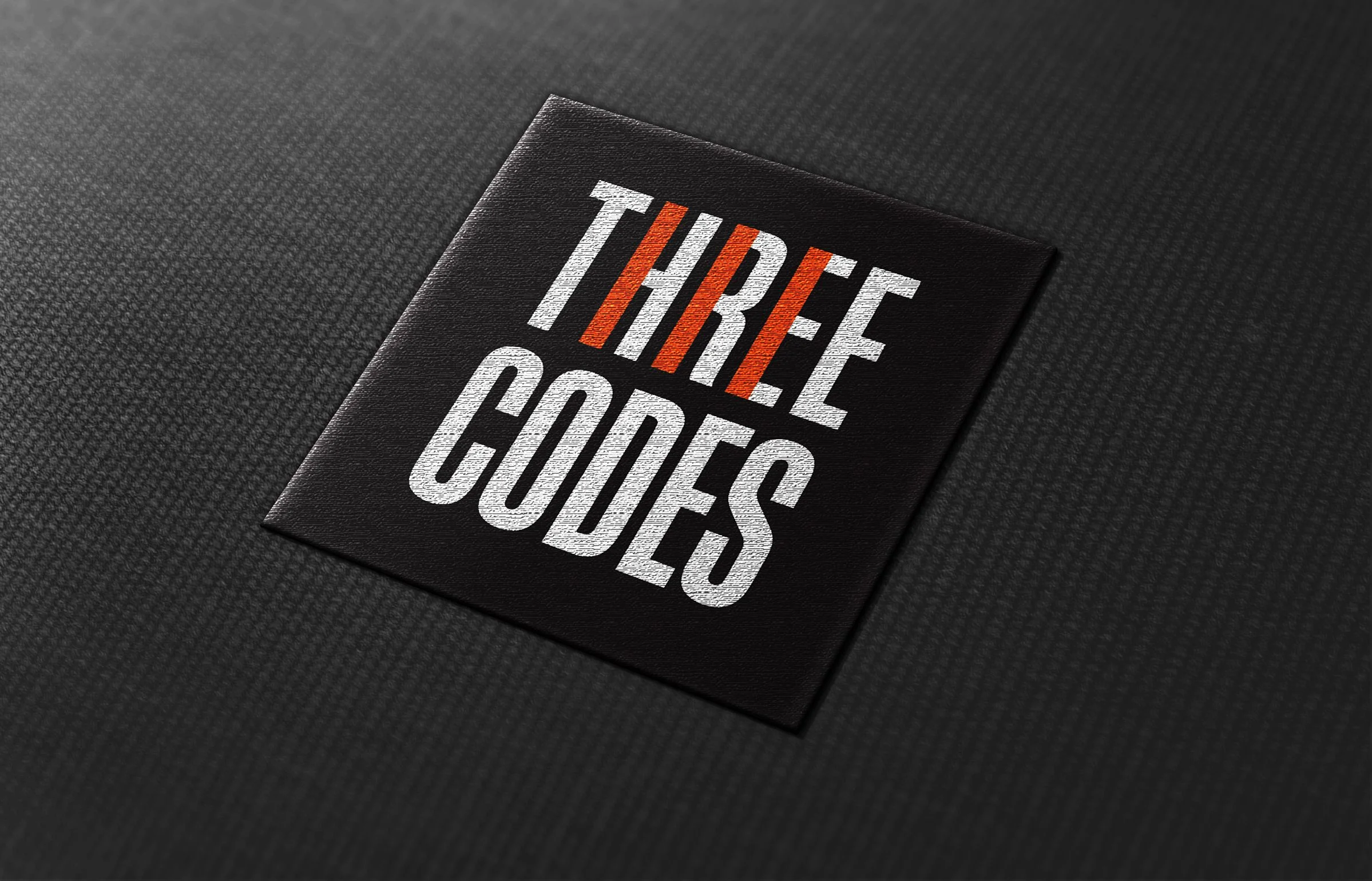 Badge for Three Codes, an electrical company by Ottawa Graphic Designer idApostle