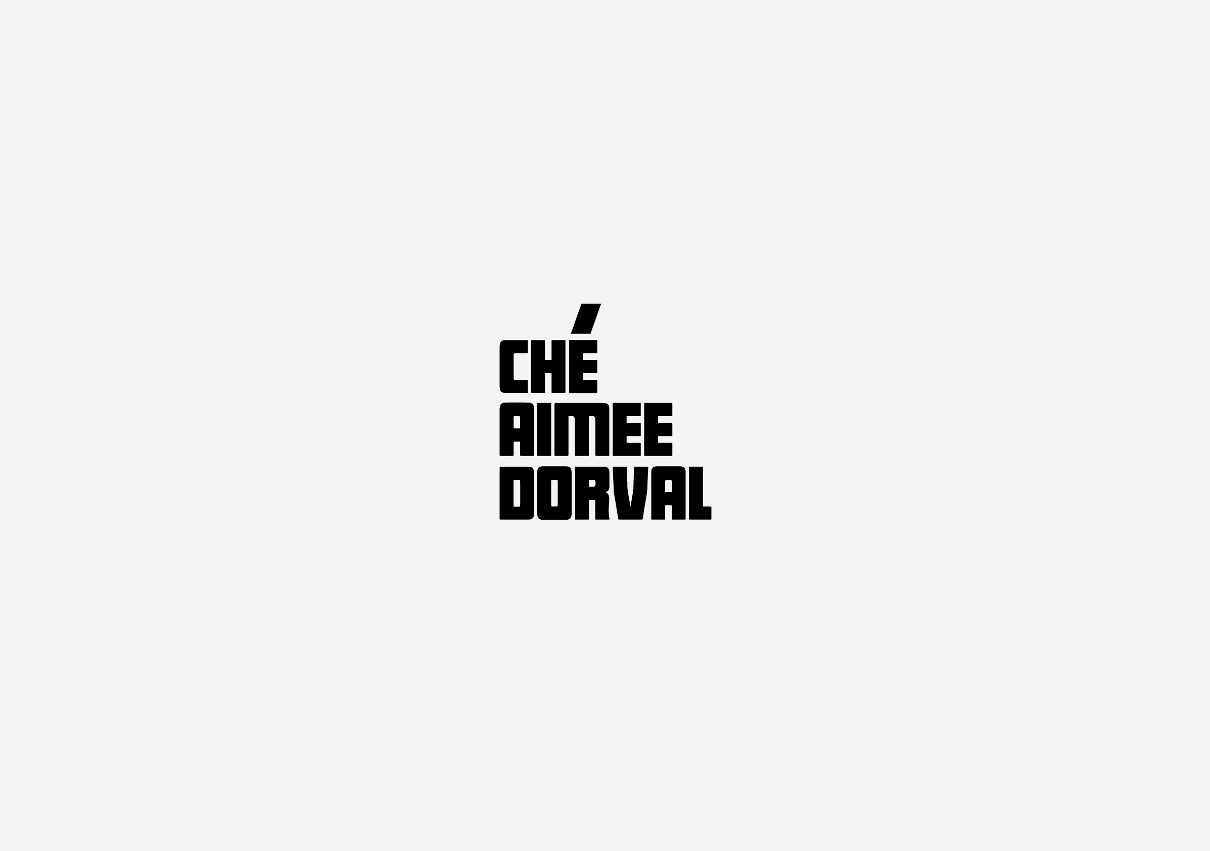 Ché Aimee Dorval: Graphic design including album artwork for Canadian recording artist