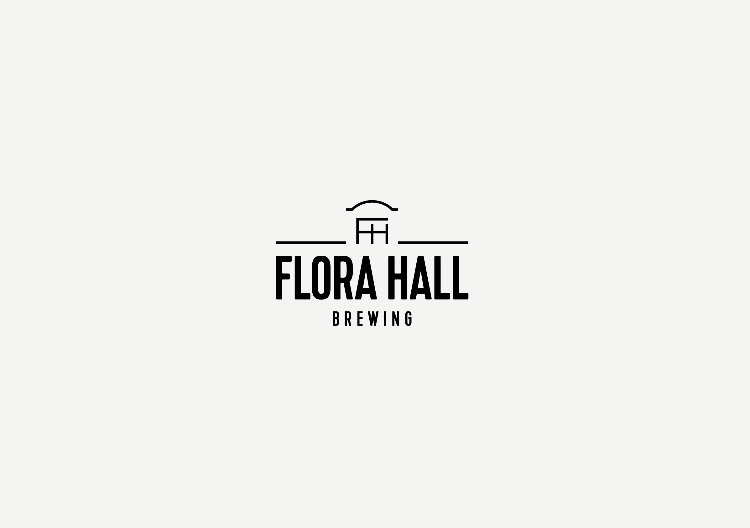 Flora Hall Brewing: Branding for Ottawa brewery and kitchen