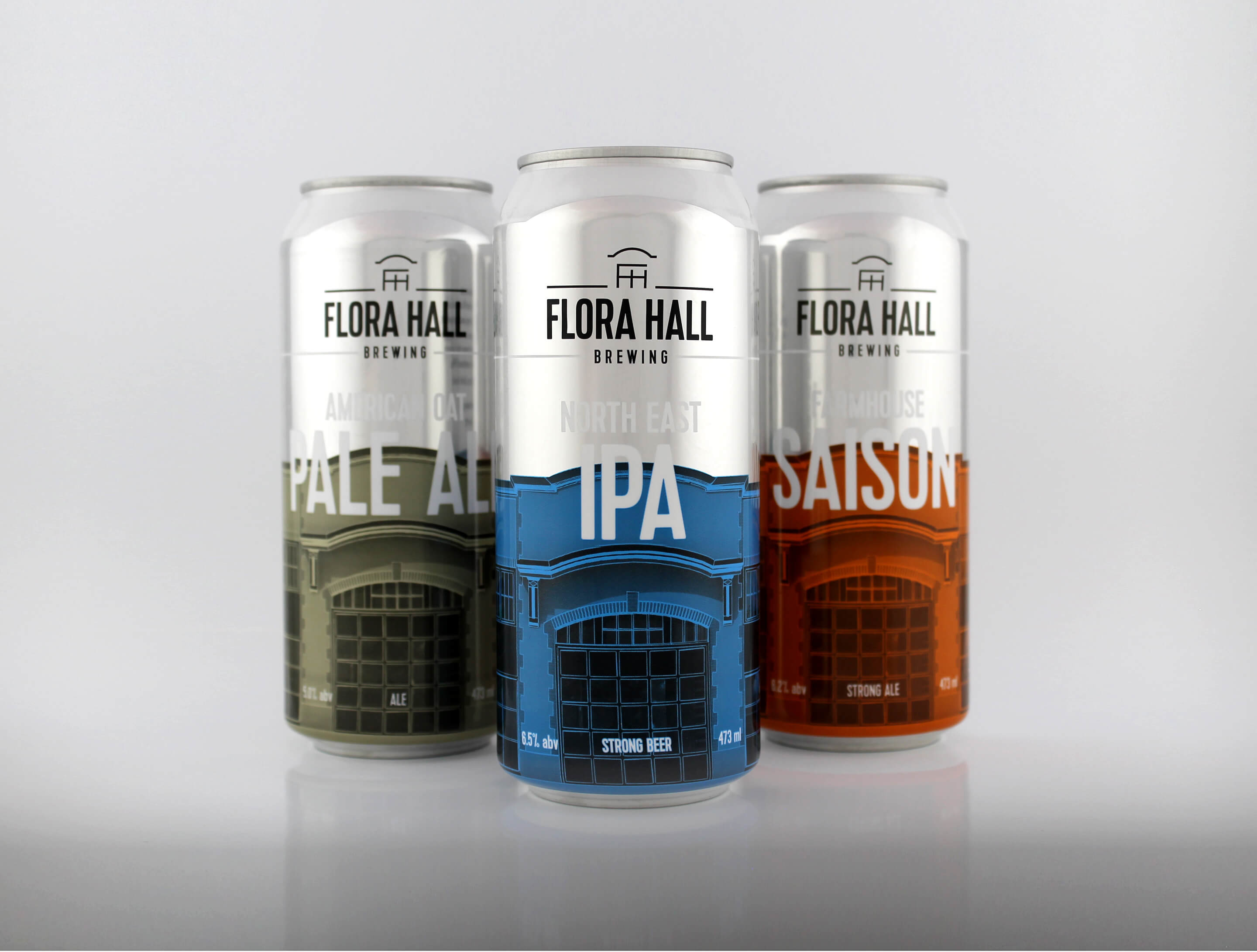Beer Packaging and Branding for Ottawa’s Flora Hall Brewing