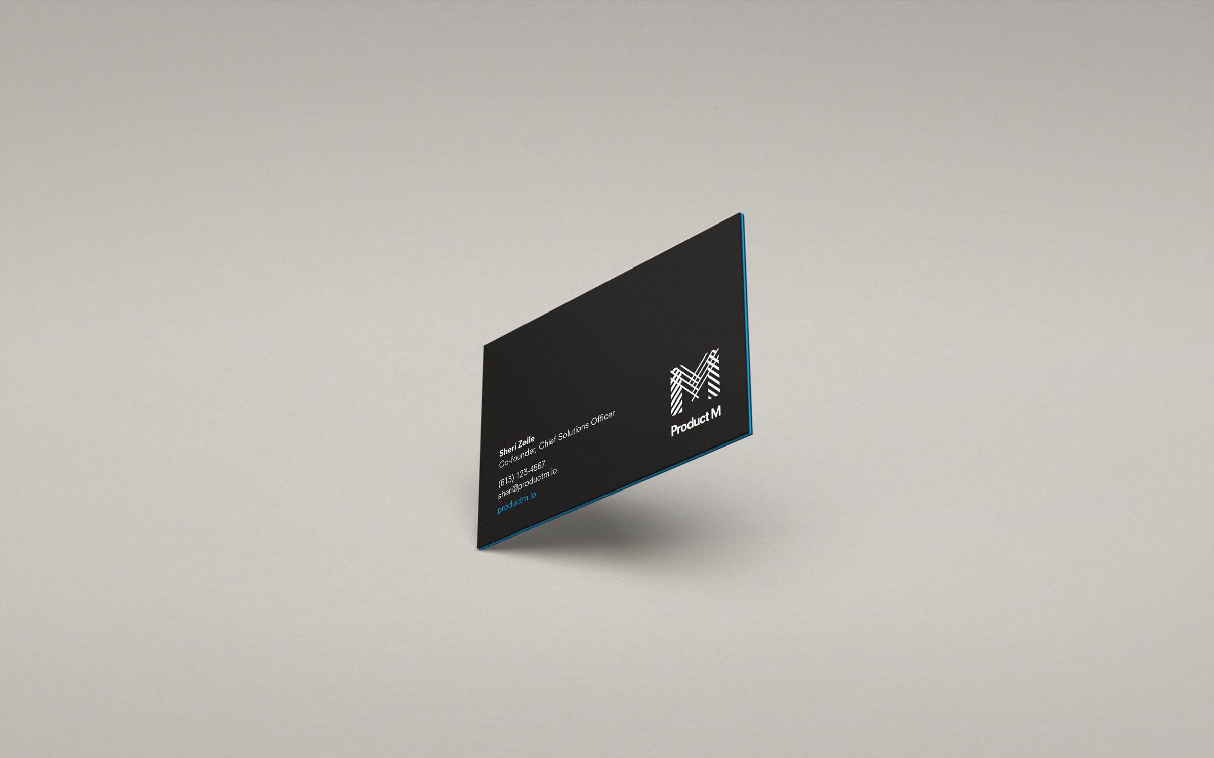 Product M business card for New York-based product marketing company by Ottawa graphic designer idApostle Product M business card for New York-based product marketing company by Ottawa graphic designer idApostle