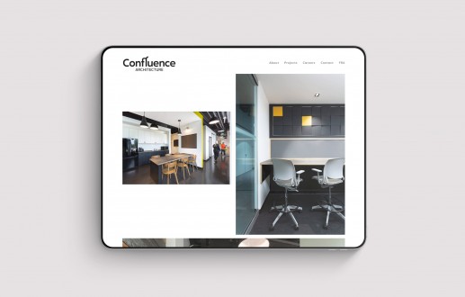 Confluence Architecture website by Ottawa graphic designer idApostle